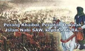 Perang Khaibar, Perintah Dakwah Islam Nabi SAW. kepada Ali RA.